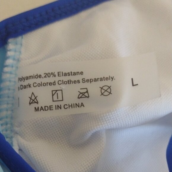 SHEIN Blue 2-Piece Bikini (J115) - Picture 2 of 4